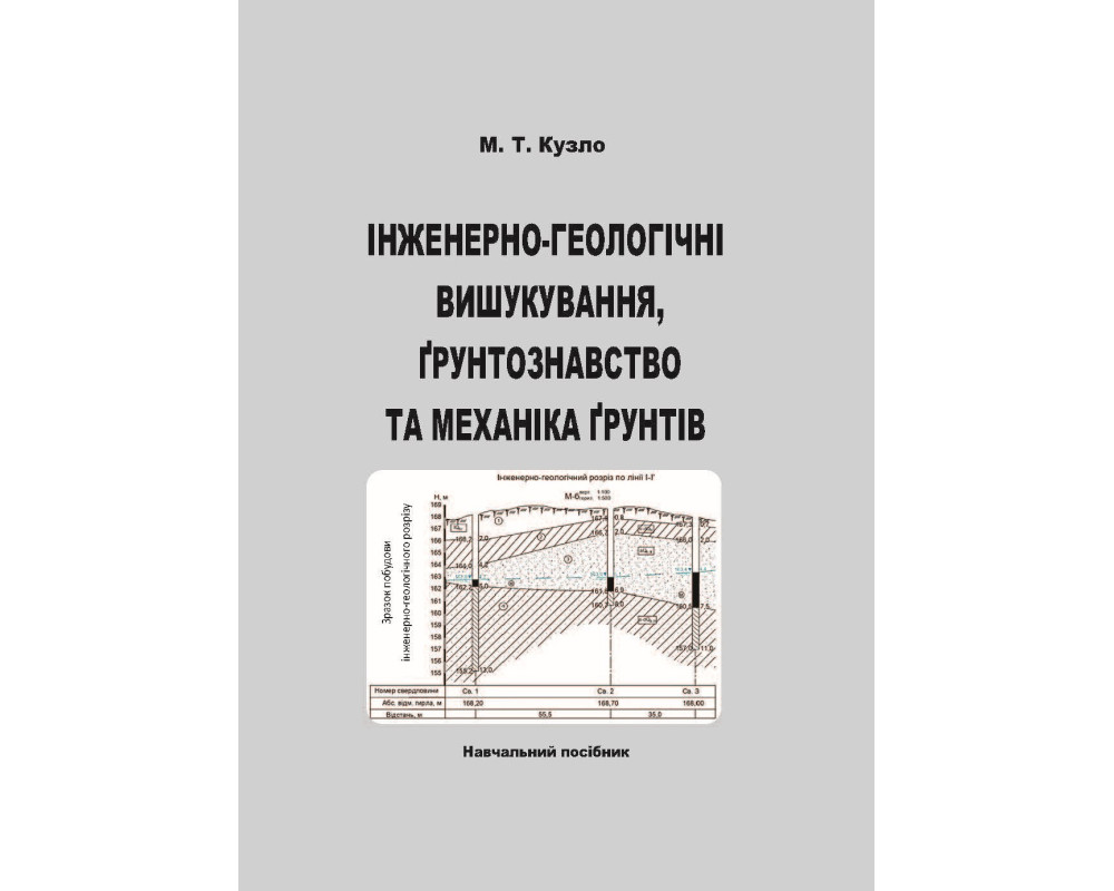 Інженерно-геологічні вишукування, ґрунтознавство та механіка ґрунтів : навч. посіб.  Рівне : НУВГП, 2024. – 267 с.